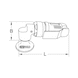SlimPOWER mini pneumatic sander for large pads, 19,000 rpm - Grinder (compressed air) - 3