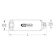 KS TOOLS 3/8 Zoll Festeingestellter Drehmomentbegrenzer mit Kugelarretierung, 0,5-5Nm - Drehmomentbegrenzer - 2