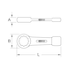 Impact ring spanner, deep, 36 mm - Impact ring spanner, deep version - 2