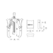 Universal puller with 2 and 3 arms, 120 mm - Universal puller, 2-armed - 2