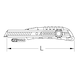 KS TOOLS Comfort snap-off blade knife, 200 mm, blade 18 x 100 mm - Snap-off blade knife - 2