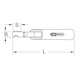 KS TOOLS Universal cable knife, 28 mm - Cable knife - 2