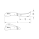 Electrician's folding knife, 1 sickle blade - Electrician's folding knife - 2