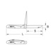 KS TOOLS Electrician's folding knife, 2 pointed blades - Electrician's folding knife - 2