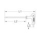 KS TOOLS STAINLESS STEEL square handle, 1/4 inch - Socket wrench (set) - 2