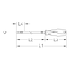 1/4 inch ERGOTORQUEplus bit screwdriver, XL, 614 mm - ERGOTORQUE bit screwdriver - 2