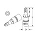 1/4 inch TX bit socket with front hole, TB15 on hanger - 1/4 inch Torx bit socket - 2