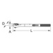 KS TOOLS 3/4 inch CHROMEplus telescopic reversible ratchet, 24 teeth - KS TOOLS Ratchet (stepped spanner) - 2