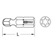 1/4 inch TX bit, 25 mm, ball head, T30 - 1/4 inch Torx bit - 2