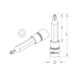 1/2 inch bit socket, long, PH4 - 1/2 inch bit socket PH - 2