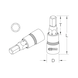 1/4 inch hex socket bit socket, 8 mm on hanger - 1/4 inch hex socket bit - 2