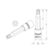 1/2 inch CHROMEplus TX bit socket with end hole, long, TB25 on hanger - 1/2 inch CHROMEplus Torx bit socket with end hole - 2