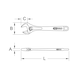 BERYLLIUMplus combination spanner 250 mm - BERYLLIUMplus adjustable spanner - 2