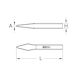 BRONZEplus cross chisel, 300 mm 963.2473 - BRONZEplus cross chisels - 2
