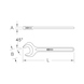 BRONZEplus adjustable spanner 45 degrees, 27 mm - BRONZEplus combination wrench - 2