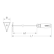 KS TOOLS BRONZEplus triangular plate scraper 420 mm - Scraper - 2
