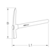 KS TOOLS BRONZEplus pit pick 400 mm - Garden tools (other) - 2