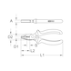 BERYLLIUMplus combination pliers 200 mm - Combination pliers - 2