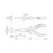 BERYLLIUMplus flat-nose pliers 120 mm - Flat round pliers - 2