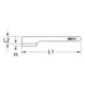 KS TOOLS BRONZEplus carbide drum opener 300 mm - Crowbar - 2