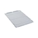 ALLIT ProfiPlus EuroBox Lid S 600 hinged lid, grey polypropylene