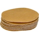 Replacement sanding pads, grit 400 D: 50 mm, pack of 10