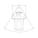 Diamond burnishing tip 510,520 radius 0.8 mm - Diamond burnishing tip  - 2
