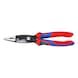 KNIPEX electrical installation pliers 200&nbsp;mm two-component handle - Electrical installation pliers for gripping, cutting and crimping - 1