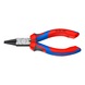 KNIPEX Round nose pliers black atramentized 140 mm Article 22 02 140 - Round nose pliers - 1