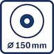 BOSCH Akku-Exzenterschleifer GEX 12V-150-3 in L-BOXX 0601373301 - Exzenterschleifer (Akku) - 2