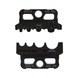 GEDORE Crimping die set with closed crimp sleeve, 2-piece 3420612 - Insert for crimping tool - 2