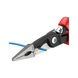 KNIPEX Pinza per elettroinstallazioni 200&nbsp;mm manici bicomp con leva di chiusura - Pinza per elettroinstallazioni per presa, taglio e crimpatura - 3
