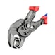 KNIPEX pinza chiave 180 mm fino ad AF 40 mm, lucidata, rivest impugnature in PVC - Pinza chiave, regolazione rapida - 2