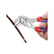 KNIPEX Zangenschl&uuml;ssel verchromt 150 mm Artikel 86 05 150 S02 - Zangenschl&uuml;ssel - 3