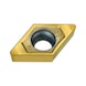 MITSUBISHI MATERIALS NP-DCGW11T308GS2 BC8220 MITSUBISHI, WSP - Drehen, CBN positiv - DCGW, Wendeschneidplatte, CBN, positiv - 1