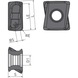 MITSUBISHI MATERIALS LOGU1207020PNER-L MV1020 MITSUBISHI, WSP - Fr&auml;sen - LOGU, Fr&auml;swendeschneidplatte, beschichtet - 2