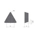 MITSUBISHI MATERIALS TPMR160308-LP MC6125 MITSUBISHI, WSP - Drehen, positv - TPMR, Wendeschneidplatte, positiv - 2