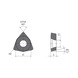 MITSUBISHI MATERIALS WPMT060308-MV MP7135 MITSUBISHI, WSP - Drehen, positv - WPMT, Wendeschneidplatte, positiv - 2