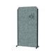 MAUL cocoon mobile acoustic wall 1800 mm x 1000 mm grey fleece anthracite frame - cocoon acoustic partition wall system 1000 mm x 1800 mm - 1