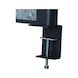 MAUL connecto acoustic desk partition 1200 mm x 500 mm grey fleece anthracite frame - connecto acoustic desk partition 1200 mm x 500 mm - 3