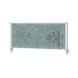 MAUL Tisch-Akustiktrennwand connecto 1200 x 500 mm Vlies grau Rahmen silber - Akustik-Tischtrennwand connecto 1200 x 500 mm - 1
