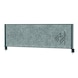 MAUL connecto acoustic desk partition 1600 mm x 500 mm grey fleece anthracite frame - connecto acoustic desk partition 1200 mm x 500 mm - 1