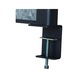 MAUL connecto acoustic desk partition 1600 mm x 500 mm grey fleece anthracite frame - connecto acoustic desk partition 1200 mm x 500 mm - 3