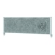 MAUL connecto acoustic desk partition 1600 mmx 500 mm grey fleece silver frame - connecto acoustic desk partition 1200 mm x 500 mm - 1