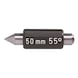 HARTIG Whitworth thread setting standard, 55&deg;, with heat insulation, length 75 mm 5205 75 - Thread setting standard - 1