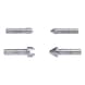 HARTIG Whitworth thread flank inserts 55&deg;, pitch 10-7 threads/inch 5235 10-7 -  - 1