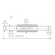 HARTIG Setting standard DIN 863-1 125 mm with factory calibration - Setting standards including factory calibration - 2