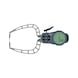 KROEPLIN Schnelltaster f&uuml;r Au&szlig;enmessung Modell K330S Messspanne 0-30 mm - Elektronischer Schnelltaster f&uuml;r Au&szlig;enmessung von Nuten und Dicken - 1