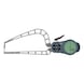 KROEPLIN Measuring gauge for pipe wall measurement, model K4R50S, measuring range 0-50 mm - Elektronische meetkaliber voor meting van buitenmaten van buiswanden - 1