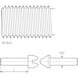 HARTIG Whitworth thread flank inserts 55&deg;, pitch 10-7 threads/inch 5235 10-7 -  - 2